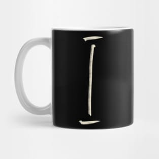 Hand Drawn Letter I Mug